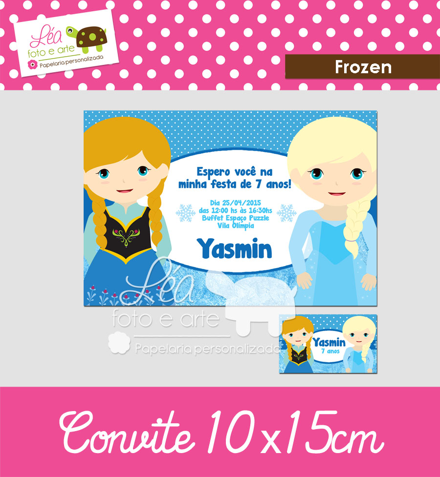 frozen convite kit festa